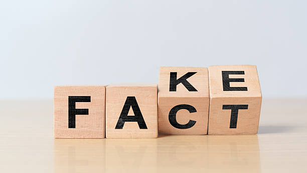istock Fact or Fake concept, change wooden cube 2216408266