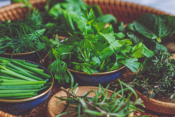 istock Green spices and herbs 2216416784