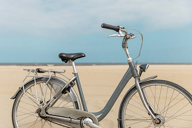 istock Bike on a beach in Scheveningen, the Netherlands 2216423029