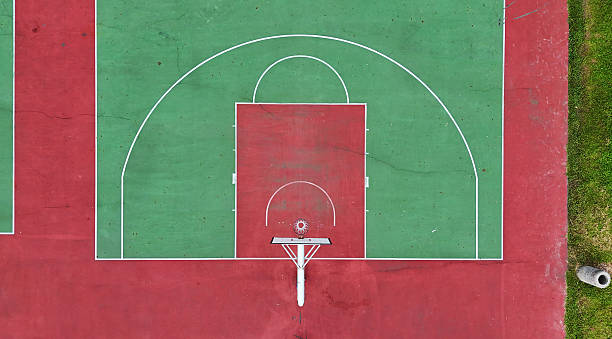 istock Abstract Geometry of Court Layout from Above 2216467719