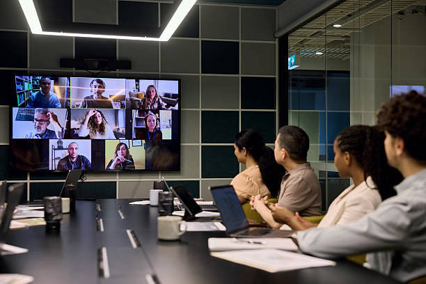 istock Multiracial employees on video call discussing strategies 2216473780