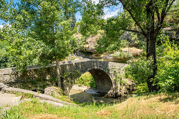 istock Ancient Roman 'Old Ribnica River Bridge' in Podgorica 2216478667