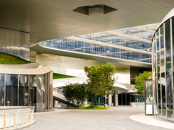 istock Green buildings in the office building 2216483582