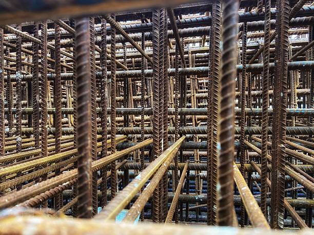 istock a complicated network of interconnected steel reinforcement bars 2216484566