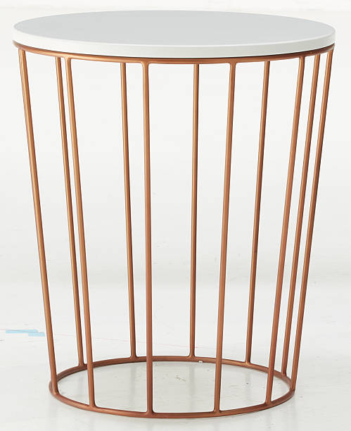 istock Copper steel frame table isolated nature background with clipping path 2216486019