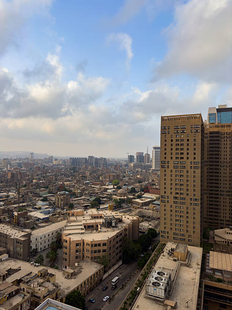 istock Panoramic view of Cairo from the river Nile in Egypt 2216491076