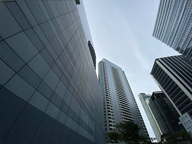 istock tall commercial building captured from a low-angle perspective. 2216491600