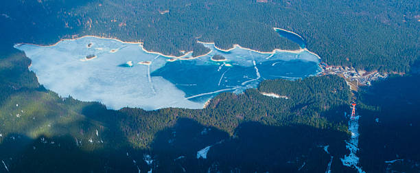 istock View of frozen Lake Eibsee Germany from above 2216491872