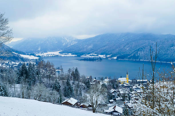 istock Valley View to Markt Schliersee Germany with Snow 2216492106