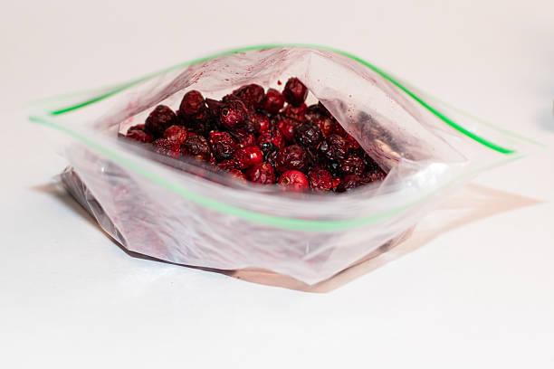istock Cranberries in a plastic sandwich bag. 2216492166