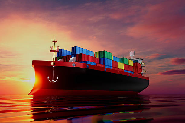 istock A large cargo ship with containers is sailing in the ocean 2216492605