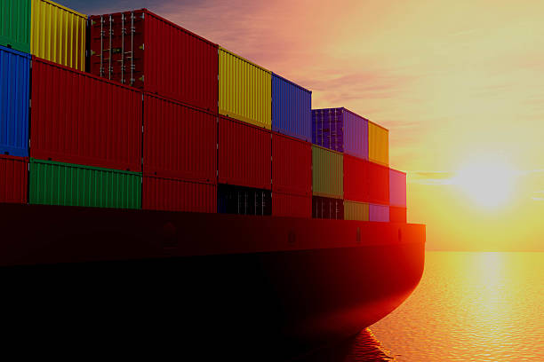 istock A large cargo ship with containers is sailing in the ocean 2216492616