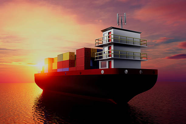 istock A large cargo ship with containers is sailing in the ocean 2216492622