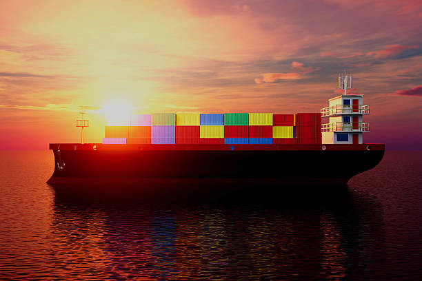 istock A large cargo ship with containers is sailing in the ocean 2216492624