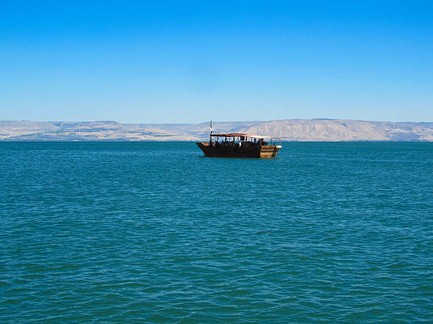 istock a beautiful ship is sailing in the blue sea 2216507104