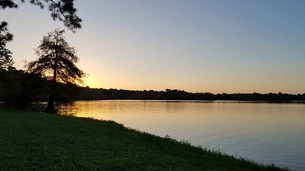 istock Quiet Evening Watching the Sunset at Lake Houston, Texas 2216507187