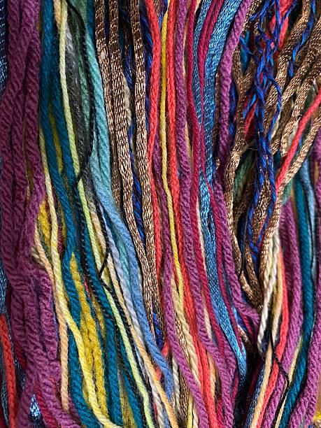 istock Colorful strands of yarn 2216507225