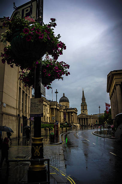 istock evening in trafalgar square in london 2216511371