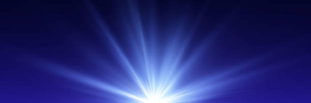 istock Vector sunlight with glare.Gold and blue flare png. Sun rays png.Light effect. 2216511760