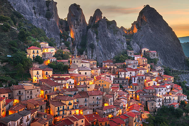 istock Castelmezzano, Italy at Dawn 2216513273