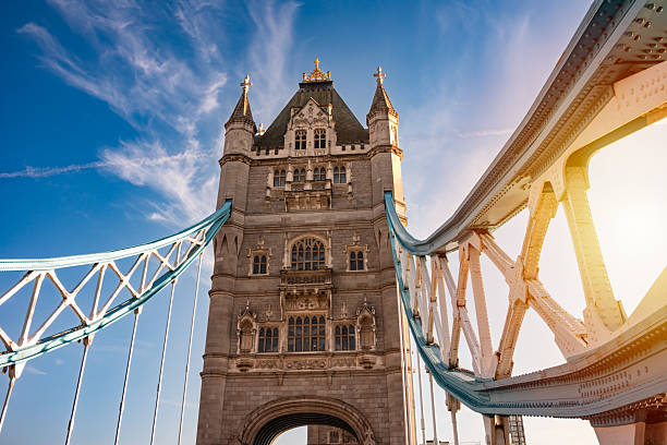 Tower bridge in London city in UK