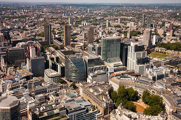 istock London city seen from above, financial district 2216514452