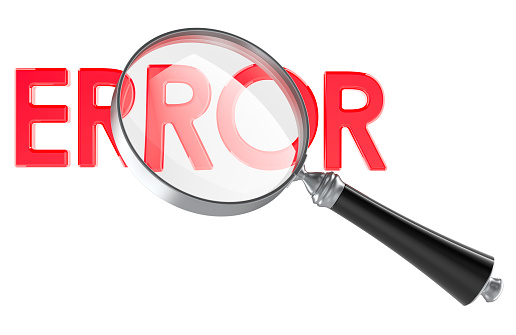 Detecting Errors Scope Error Under Magnifying Glass Mistake Detection Debugging Quality ...