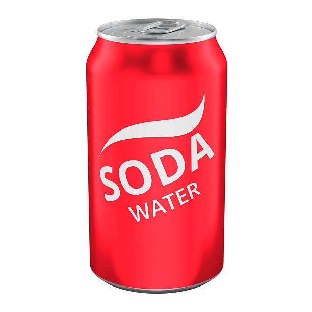 istock Soda water in red metallic can. 3D rendering 2216521540