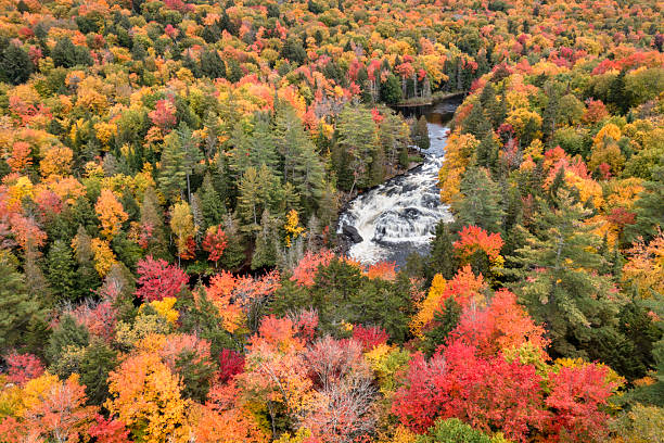 istock Buttermilk Falls Aerial View 2216525273