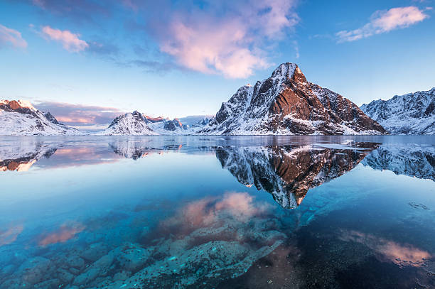istock Beautiful sunrise in Norway - lofotens 2216525456