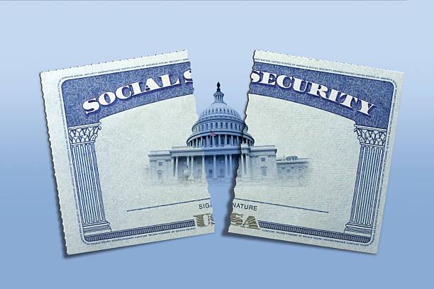 istock Social Security Card And U.S. Capitol Building 2216529404