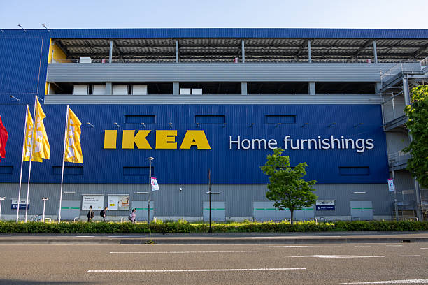 PISA, IT - APRIL, 19 2018;  IKEA store front in Pisa, Italy