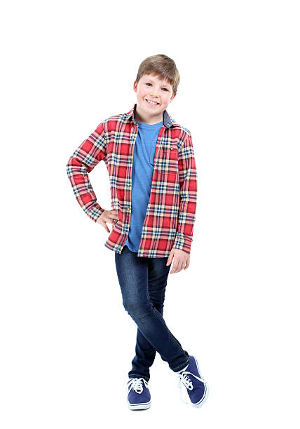 istock Portrait of young boy isolated on a white 2216535882