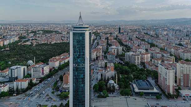 istock Konya city view taken with drone 2216537196