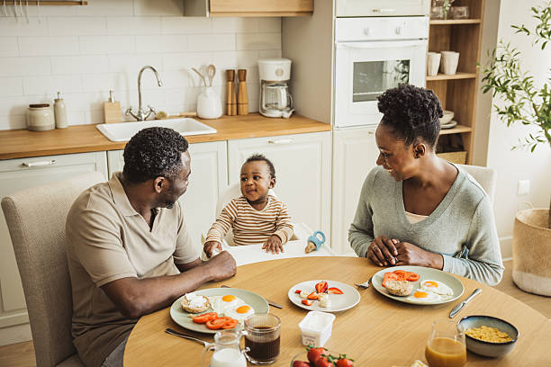 istock Family morning at home 2216567463