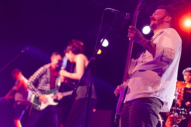 istock A concert by an energetic pop rock band live on stage 2216581361