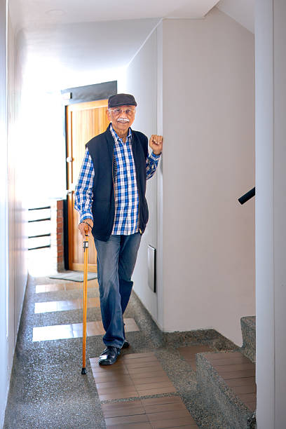 istock A 77-year-old Senior Indian Man With Walking Cane 2216583520