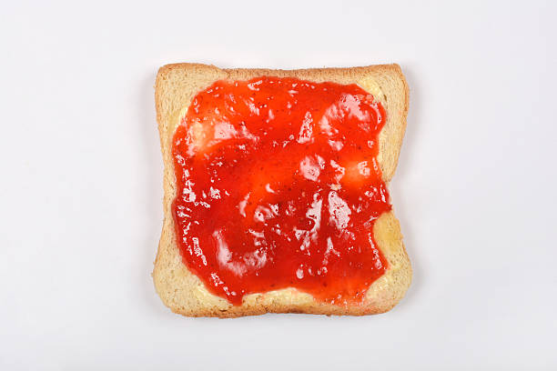 istock Toast with butter and strawberry jam 2216585076