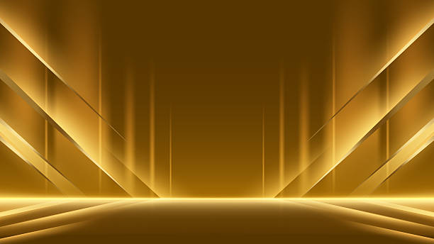 istock Black and Gold Abstract Luxury Background. Modern Minimal Premium Design Template. Amazing Welcome Invite. Grand Celebration Banner for Birthday and Anniversary. Elegant Decorative Layout Template. 2216589413