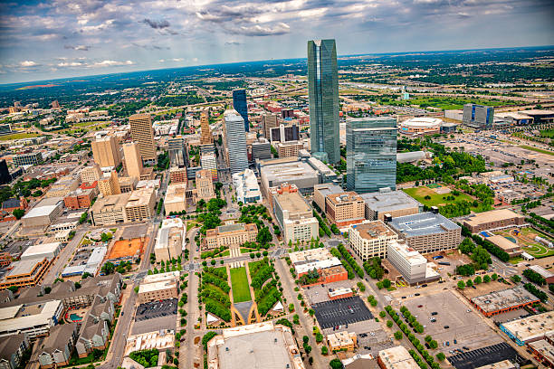 istock Downtown Oklahoma City Aerial 2216590884