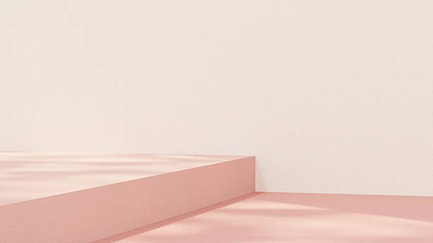 istock Minimalist background featuring a 3D podium and a pink backdrop, ideal for cosmetic and product presentations. 3D rendering illustration. 2216598253