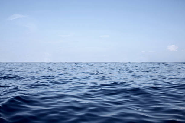 istock Calm Ocean Horizon Under Blue Sky 2216599437