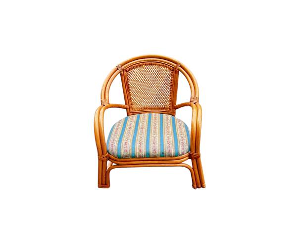 istock Brown rattan wicker chair 2216602285