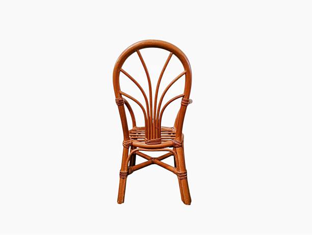 istock Brown rattan wicker chair 2216602318