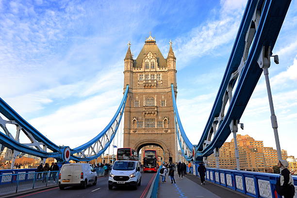 London, United Kingdom–January 30th, 2025:Tower Bridge, a historic architecture with stunning views of the Thames in London, United Kingdom