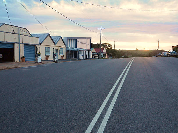 istock Dawn country road 2216605977