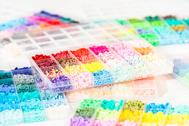 istock Colorful Clay Beads Set for Creative Kids' Bracelet Making 2216612947