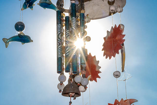Close-up of wind chime
