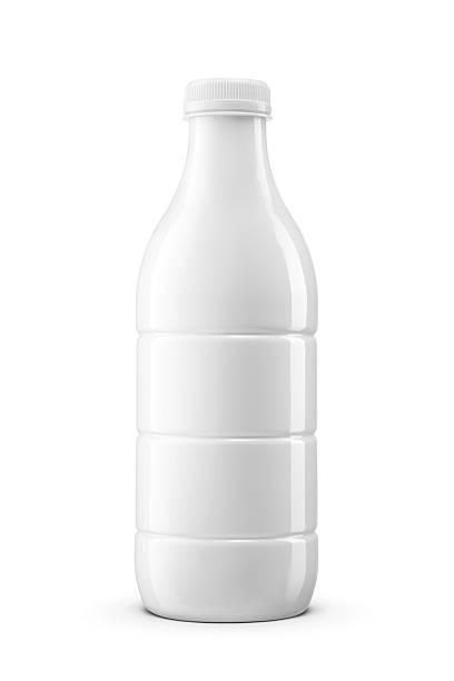 istock Plastic bottle for dairy products isolated on white. 2216618014