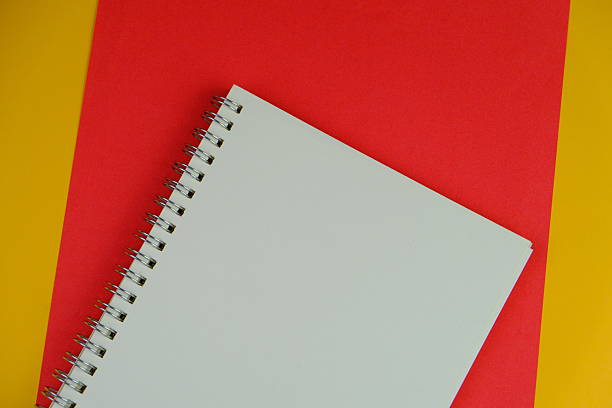 Blank note paper on isolated background as a notice, remark, note or announcement concept. text space.